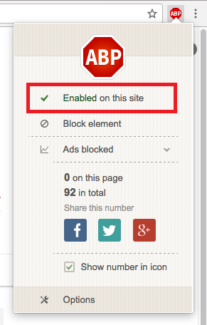 Adblock Plus whitelist for PrizeRebel