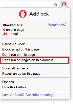 how to whitelist a website on ublock how to whitelist a website on ublock