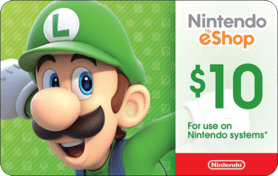 $10 Nintendo eShop Gift Card