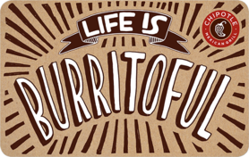 $25 Chipotle Gift Card
