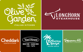 $10 Darden Restaurants Gift Card