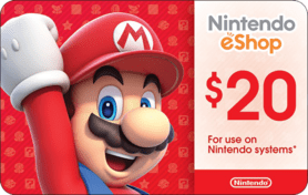 $20 Nintendo eShop Gift Card